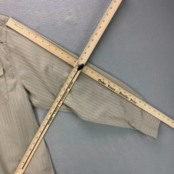 Rodeo Clothing Co Shirt Mens Extra Large Tan Pearl Snap Western Rodeo Cowboy‎ - Picture 14 of 15